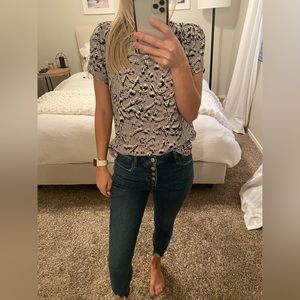 Gray design top